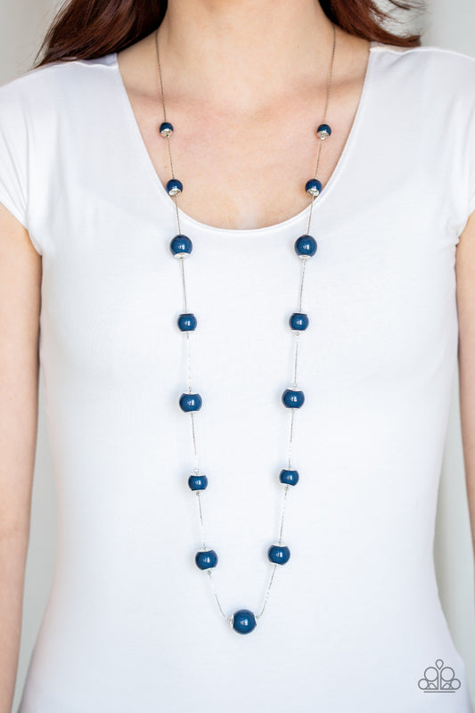 5th Avenue Frenzy - Blue Necklace ✨ Paparazzi Accessories