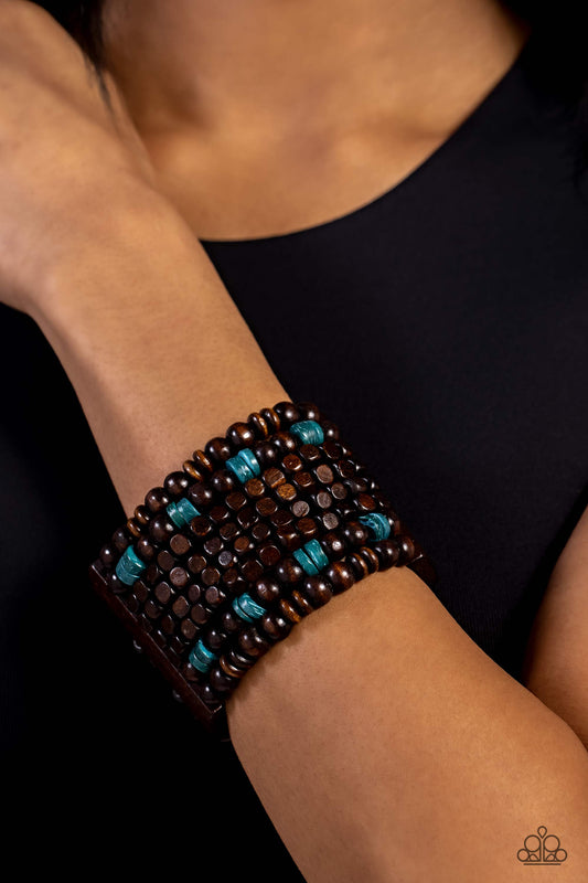 Tropical Time Zone - Blue Bracelet ✨ Paparazzi Accessories