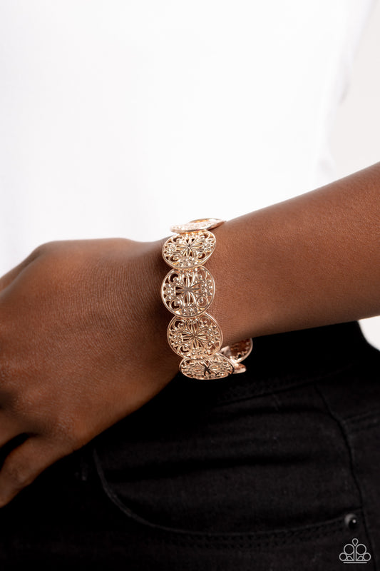 Portico Picnic - Rose Gold Bracelet ✨ Paparazzi Accessories