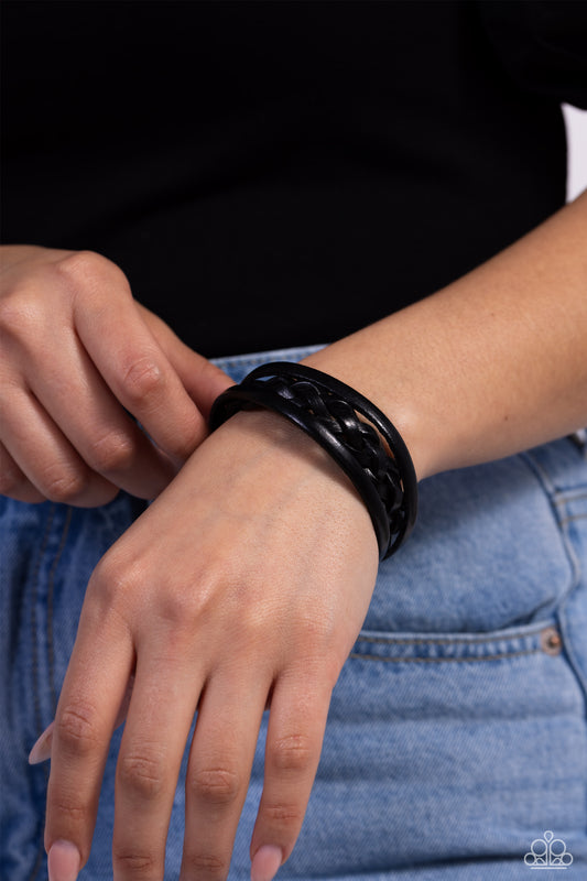ROAM and Board - Black Bracelet ✨ Paparazzi Accessories