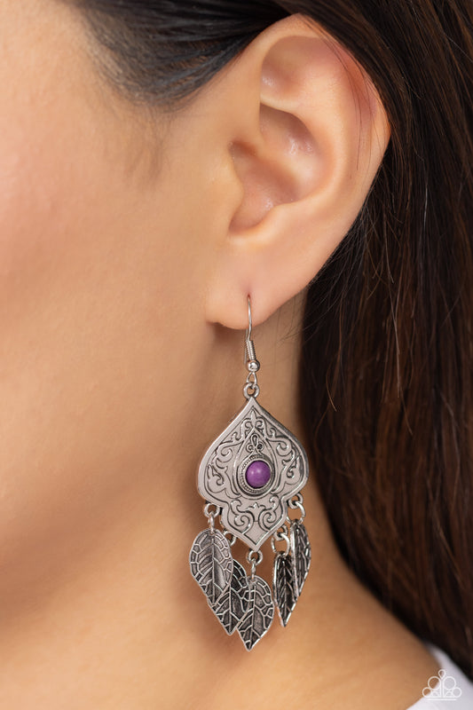 Desert Canopy - Purple Earrings ✨ Paparazzi Accessories