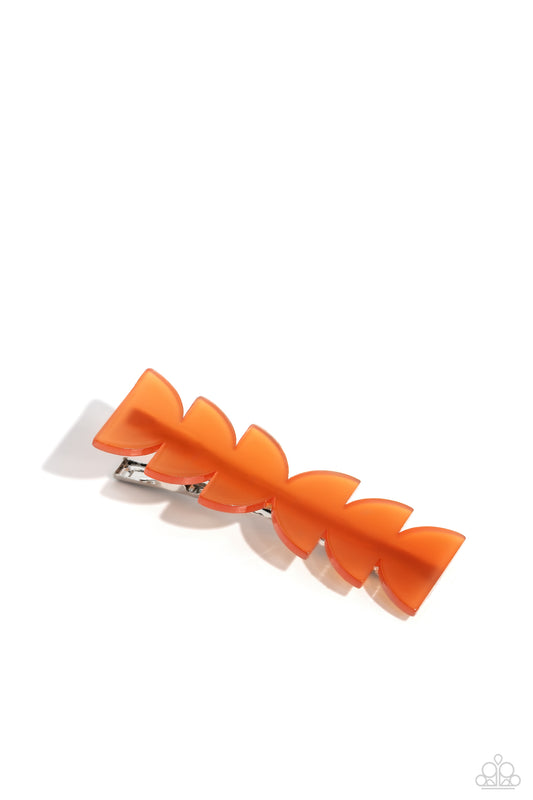 Nothing Phases Me - Orange Hair Clip ✨ Paparazzi Accessories