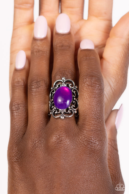 Happily EVERGLADE After - Purple Ring ✨ Paparazzi Accessories