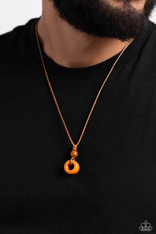 Sunset Sabbatical - Orange Necklace ✨ Paparazzi Accessories