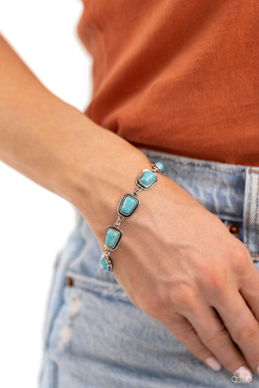 Chasing Canyons - Blue Bracelet ✨ Paparazzi Accessories