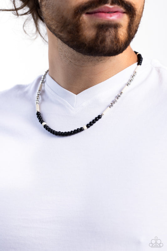 Volcanic Valiance - White Necklace ✨ Paparazzi Accessories