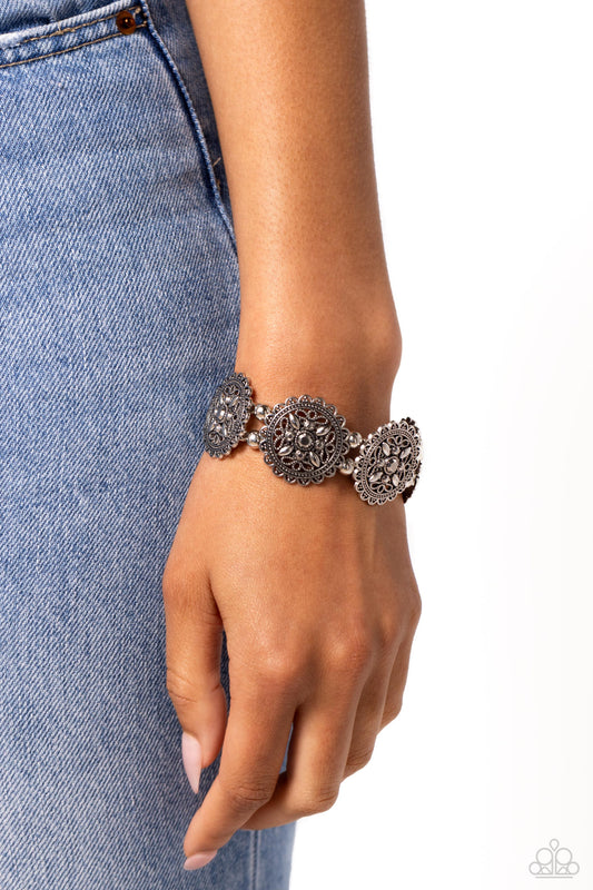 Leave of Lace - Silver Bracelet ✨ Paparazzi Accessories