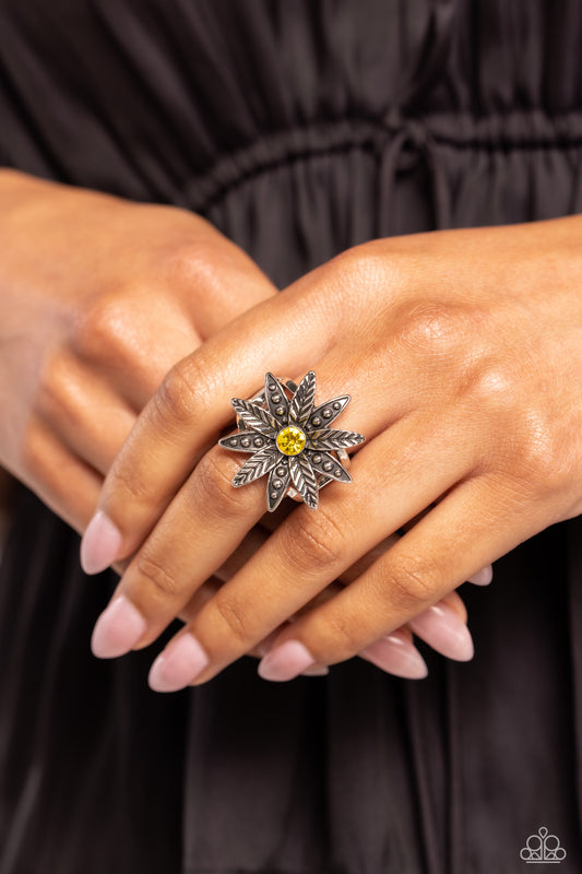 Sunflower Season - Yellow Ring ✨ Paparazzi Accessories