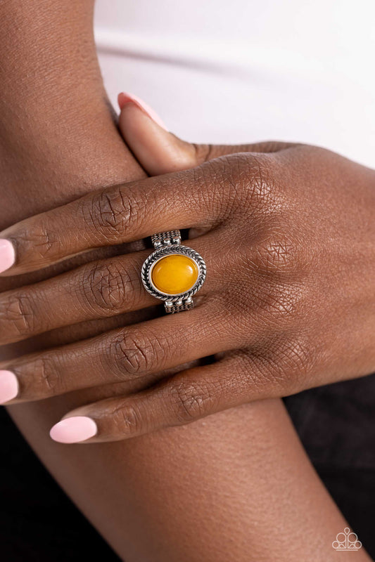 Ranch Ready - Yellow Ring ✨ Paparazzi Accessories
