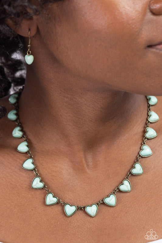Sentimental Stones - Brass Necklace ✨ Paparazzi Accessories