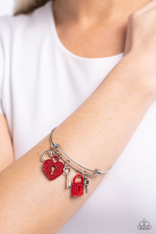 Locked Legacy - Red Bracelet ✨ Paparazzi Accessories