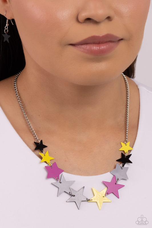Starstruck Season - Black Necklace ✨ Paparazzi Accessories