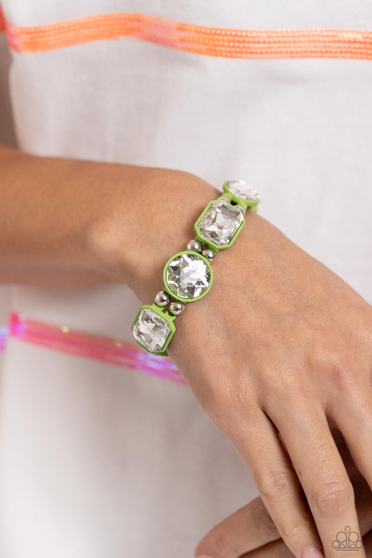 Transforming Taste - Green Bracelet ✨ Paparazzi Accessories