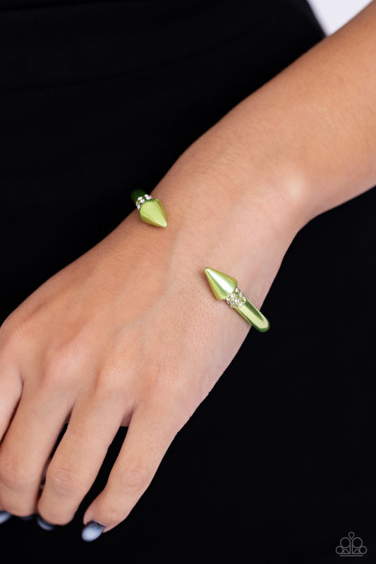 Punky Plot Twist - Green Bracelet ✨ Paparazzi Accessories
