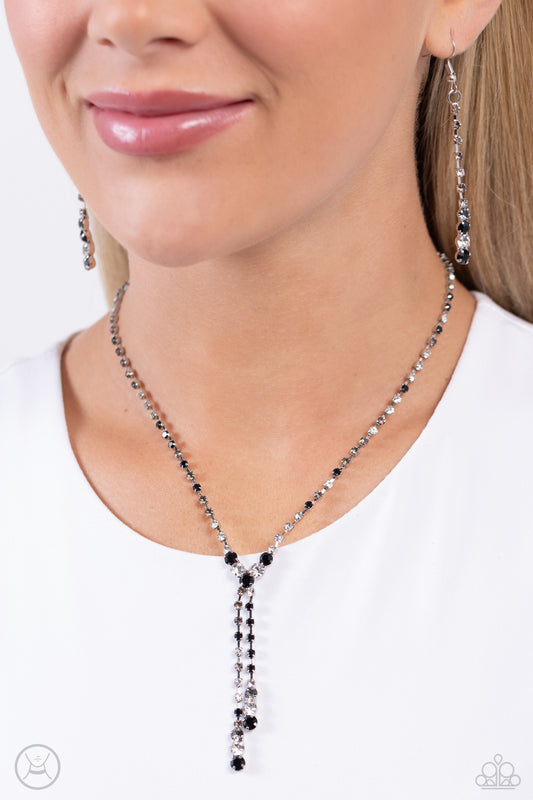 Blinding Balance - Black Necklace ✨ Paparazzi Accessories