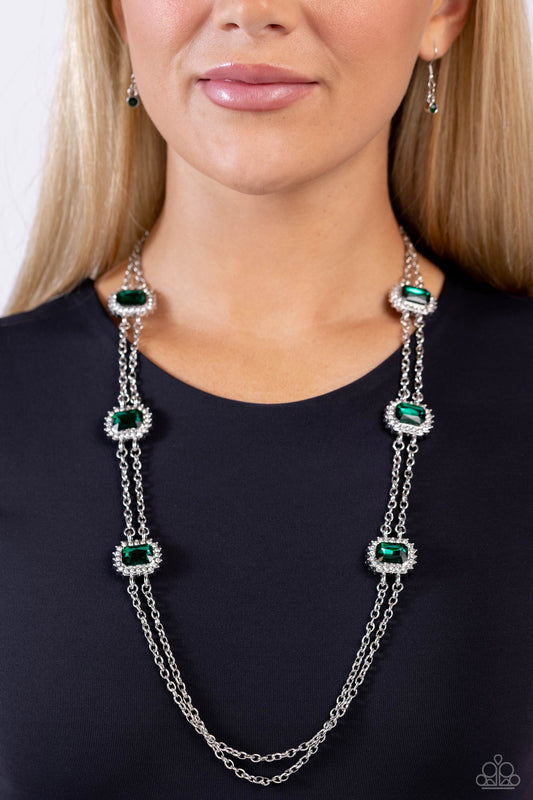 Pocketful of Sunshine - Green Necklace ✨ Paparazzi Accessories