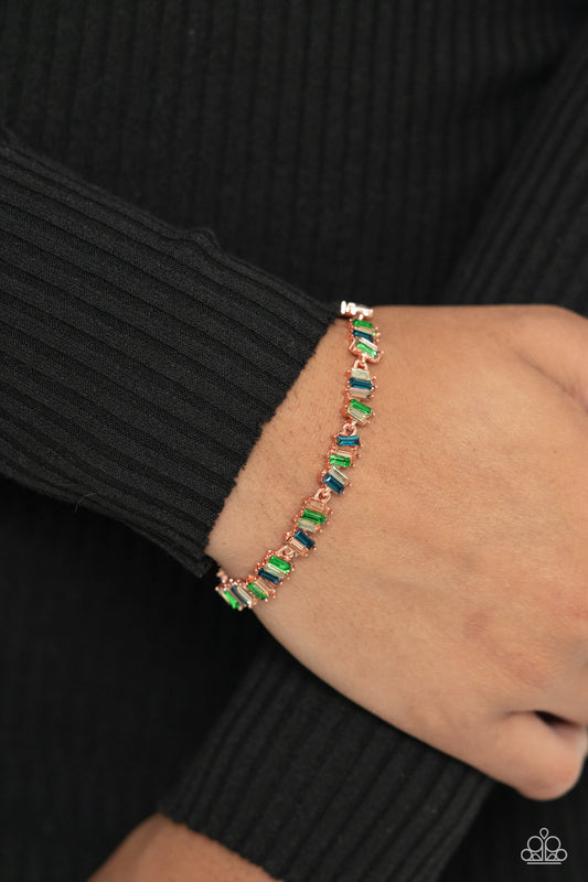 Emerald Ensemble - Copper Bracelet ✨ Paparazzi Accessories