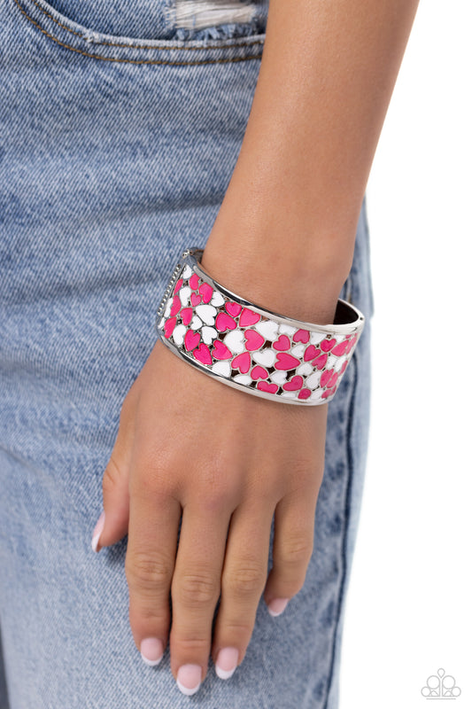Penchant for Patterns - Pink Bracelet ✨ Paparazzi Accessories